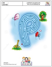 anaokulları için Labirent Bulmaca